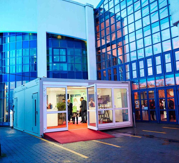 Empfangsbereich von außen