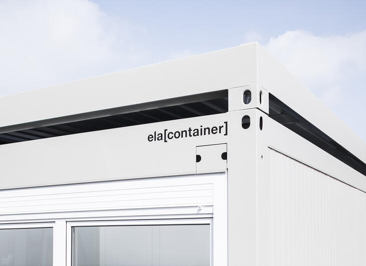 ELA Sonnenzirkulationsdach ELA Container - Sonnenzirkulationsdach hält den Innenraum kühl bei starker Sonneneinstrahlung