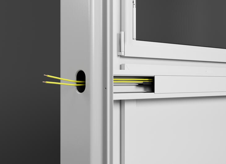 ELA Container - Rahmendurchführung zur Verbindung der Elektroinstallation in nebeneinander monierten Containern