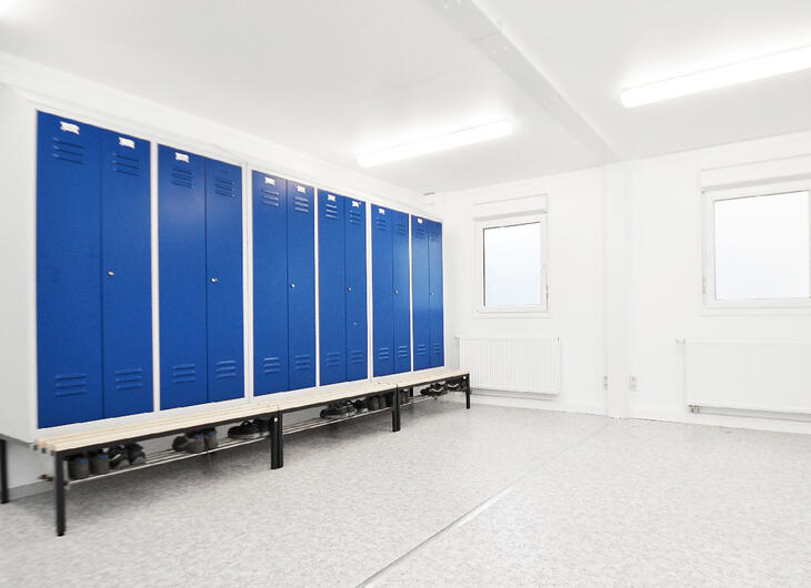 Wohncontainer mit Spinden