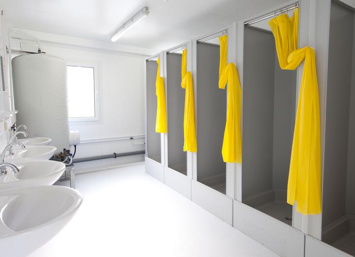 Sanitärcontainer mit Duschen