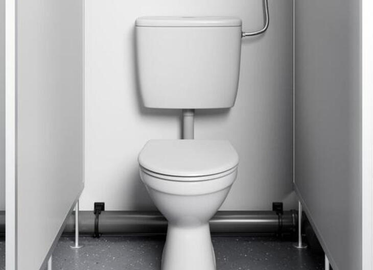 Toilette im Sanitärcontainer