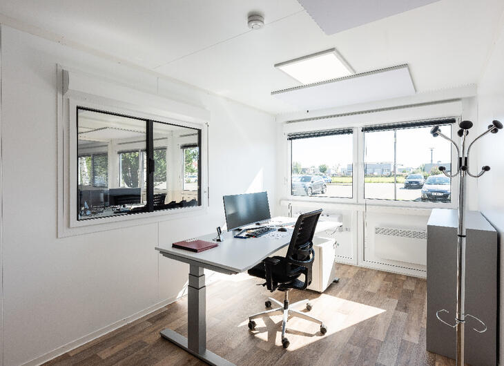 Einzelbüro in Bürocontaineranlage