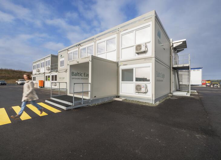 Containeranlage Eingang