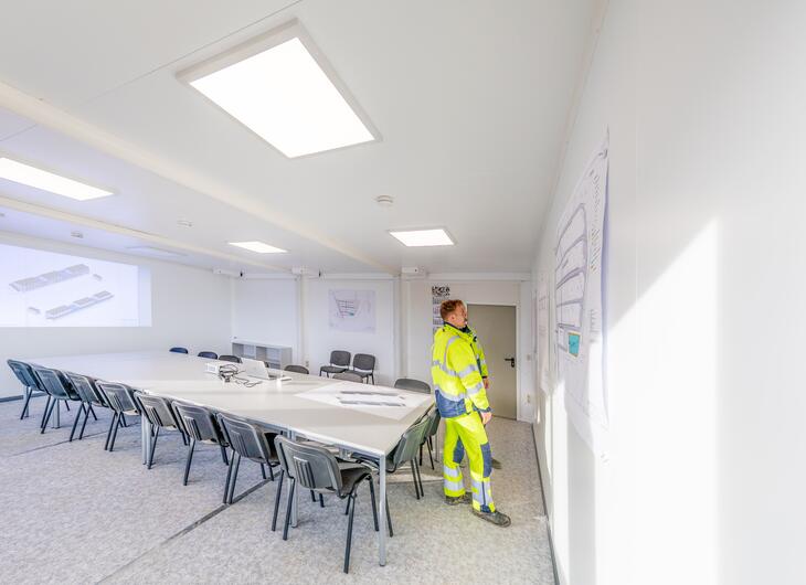 Besprechungscontainer innen