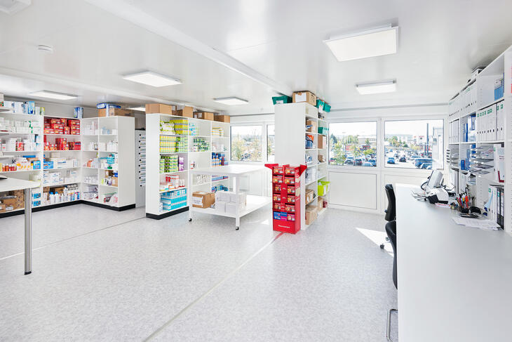 ELA Container - Versorgung durch Containerlösung geischert