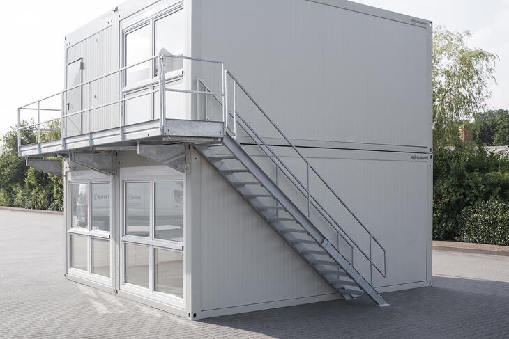ELA Außentreppe und Podest ELA Container - Außentreppe und Podest