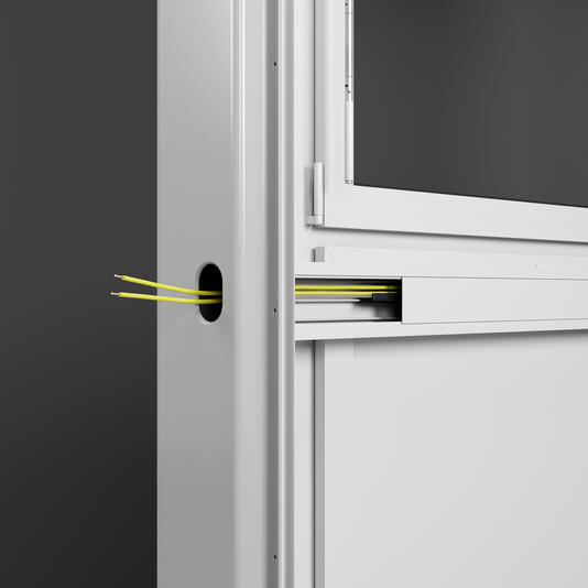 ELA Container - Rahmendurchführung zur Verbindung der Elektroinstallation in nebeneinander monierten Containern