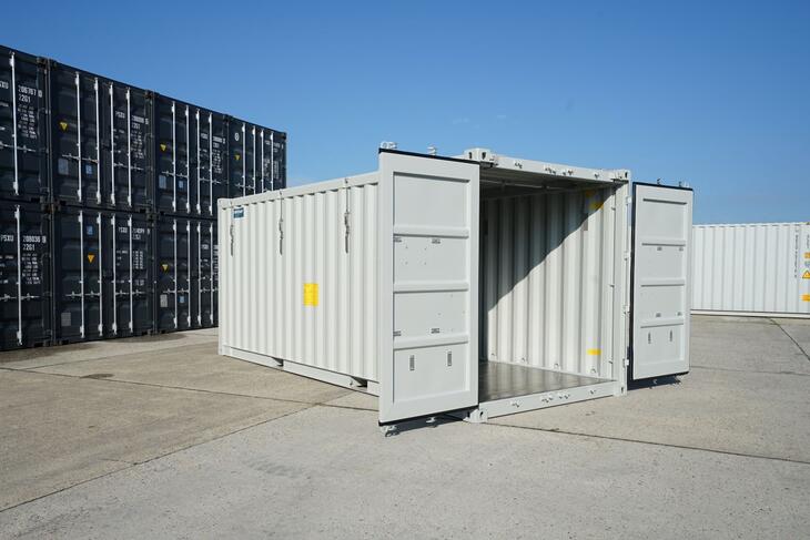 IP2 Container offen in der Außenansicht