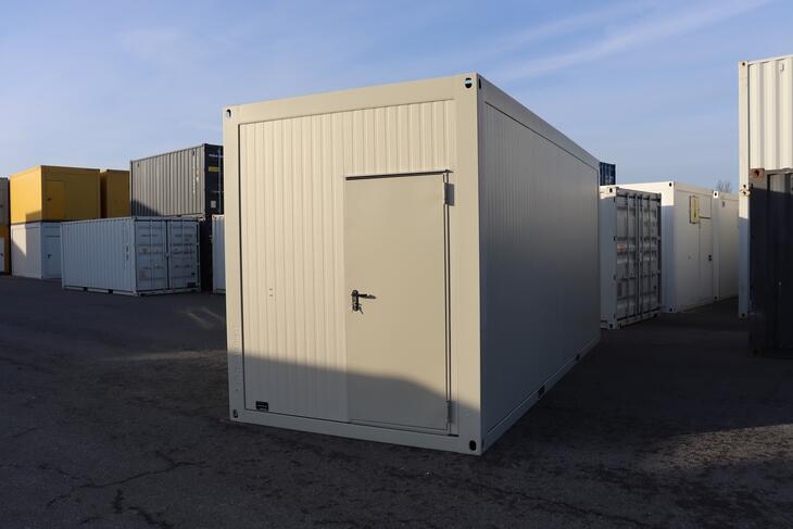 Gebrauchter Bürocontainer Tür