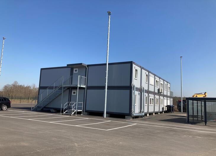 ELA Bürocontaineranlage von Außen