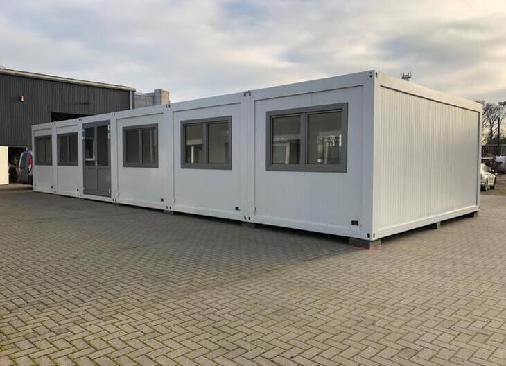 Bürocontainer Anlage in Klein Aussenansicht