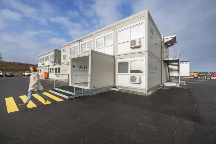 Containeranlage Eingang