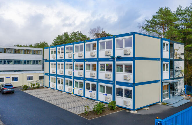 Bürocontaineranlage zur Miete in Kiel