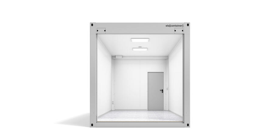 ELA Premiumcontainer - Ansicht Stirnseite offen Premiumcontainer Ansicht Stirnseite offen